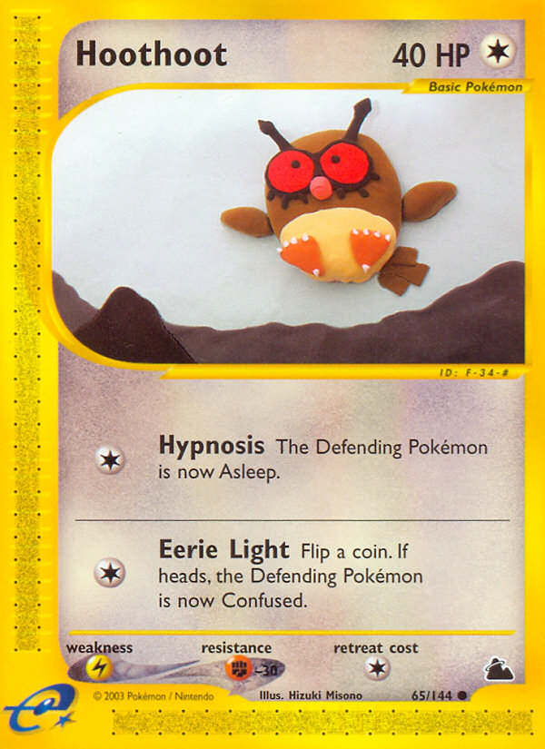 Hoothoot (65/144) [Skyridge] | Jomio and Rueliete's Cards and Comics