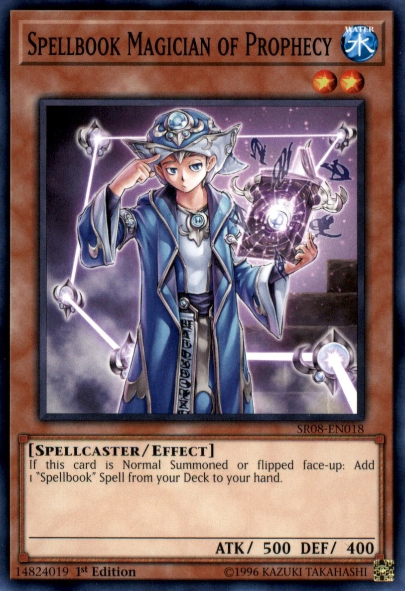 Spellbook Magician of Prophecy [SR08-EN018] Common | Jomio and Rueliete's Cards and Comics