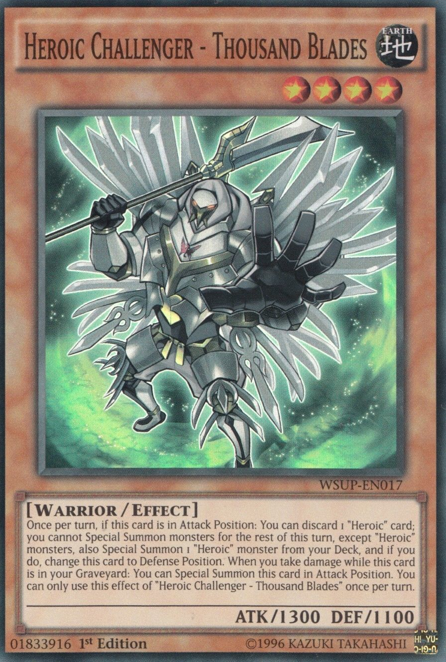 Heroic Challenger - Thousand Blades [WSUP-EN017] Super Rare | Jomio and Rueliete's Cards and Comics