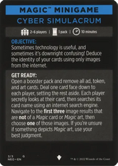 Cyber Simulacrum (Magic Minigame) [Kamigawa: Neon Dynasty Minigame] | Jomio and Rueliete's Cards and Comics