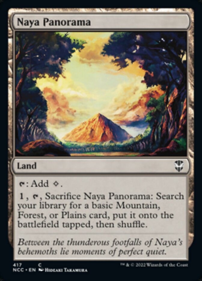 Naya Panorama [Streets of New Capenna Commander] | Jomio and Rueliete's Cards and Comics