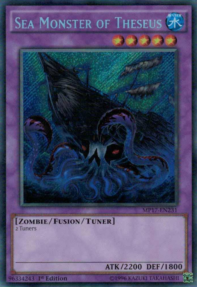 Sea Monster of Theseus [MP17-EN231] Secret Rare | Jomio and Rueliete's Cards and Comics