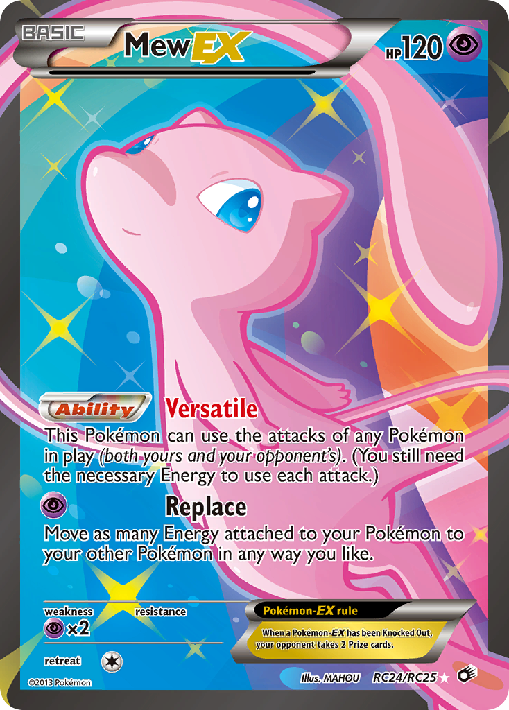 Mew EX (RC24/RC25) [Black & White: Legendary Treasures] | Jomio and Rueliete's Cards and Comics