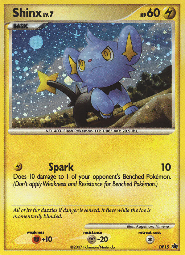 Shinx (DP15) [Diamond & Pearl: Black Star Promos] | Jomio and Rueliete's Cards and Comics