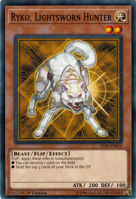 Ryko, Lightsworn Hunter [YS18-EN018] Common | Jomio and Rueliete's Cards and Comics
