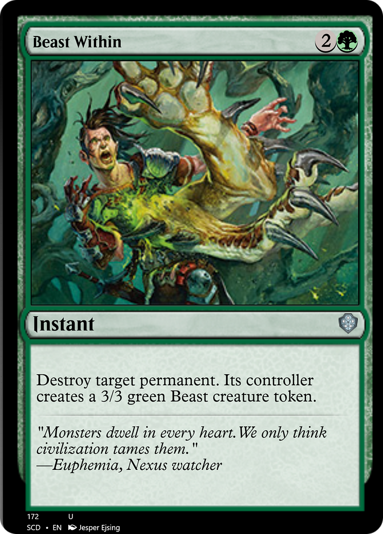 Beast Within [Starter Commander Decks] | Jomio and Rueliete's Cards and Comics