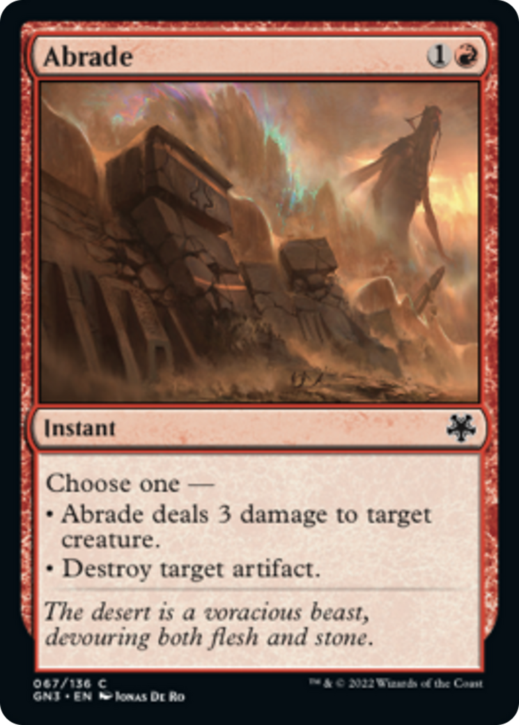 Abrade [Game Night: Free-for-All] | Jomio and Rueliete's Cards and Comics