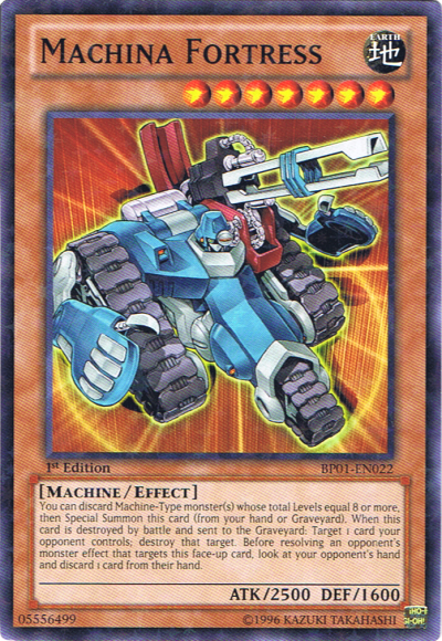Machina Fortress [BP01-EN022] Starfoil Rare | Jomio and Rueliete's Cards and Comics