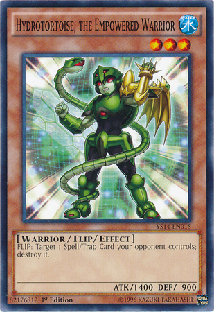 Hydrotortoise, the Empowered Warrior [YS14-EN015] Common | Jomio and Rueliete's Cards and Comics