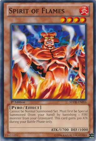 Spirit of Flames [SDOK-EN016] Common | Jomio and Rueliete's Cards and Comics