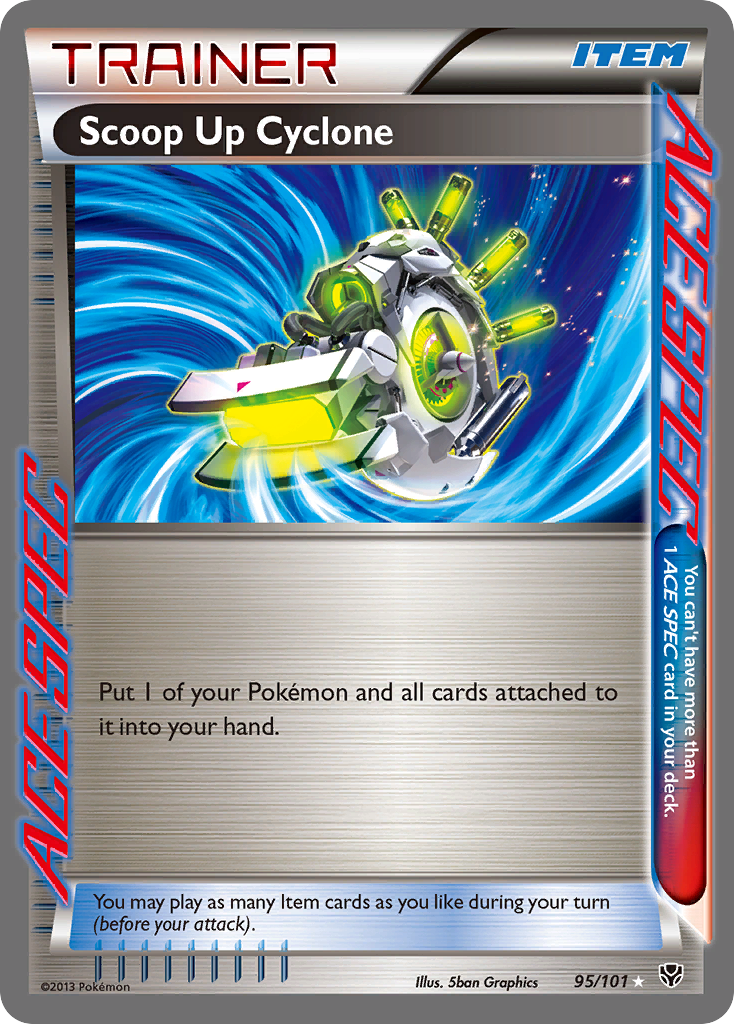 Scoop Up Cyclone (95/101) [Black & White: Plasma Blast] | Jomio and Rueliete's Cards and Comics