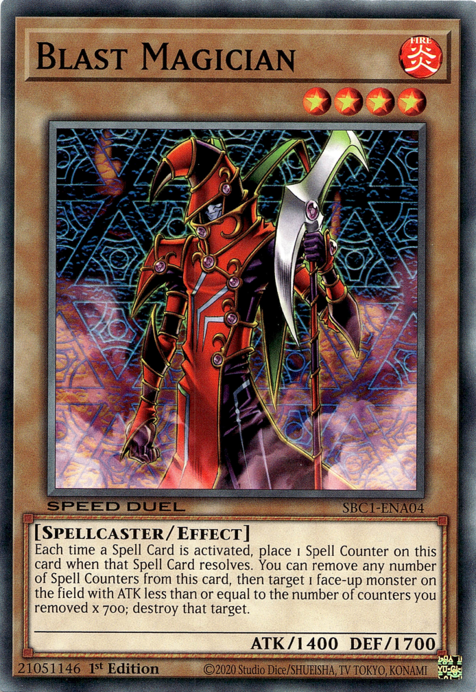 Blast Magician [SBC1-EN004] Common | Jomio and Rueliete's Cards and Comics
