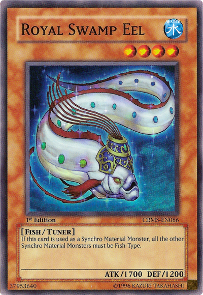 Royal Swamp Eel [CRMS-EN086] Super Rare | Jomio and Rueliete's Cards and Comics