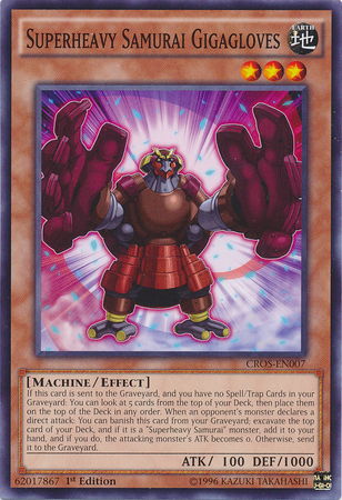 Superheavy Samurai Gigagloves [CROS-EN007] Common | Jomio and Rueliete's Cards and Comics