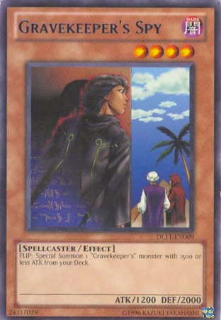 Gravekeeper's Spy (Blue) [DL11-EN009] Rare | Jomio and Rueliete's Cards and Comics