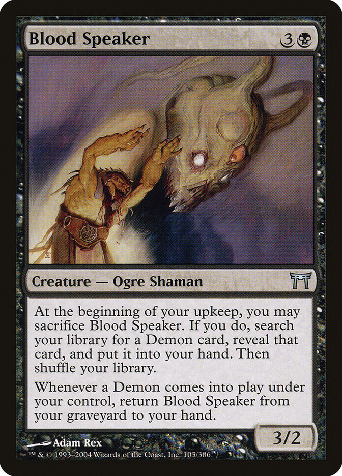 Blood Speaker [Champions of Kamigawa] | Jomio and Rueliete's Cards and Comics