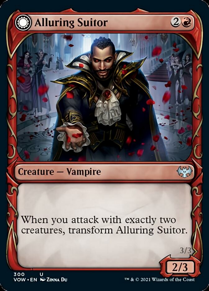 Alluring Suitor // Deadly Dancer (Showcase Fang Frame) [Innistrad: Crimson Vow] | Jomio and Rueliete's Cards and Comics