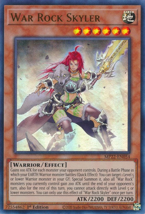 War Rock Skyler [MP22-EN054] Ultra Rare | Jomio and Rueliete's Cards and Comics