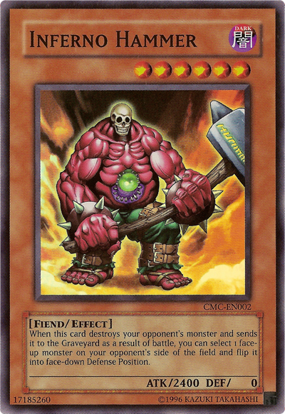 Inferno Hammer (Capsule Monster Coliseum) [CMC-EN002] Super Rare | Jomio and Rueliete's Cards and Comics