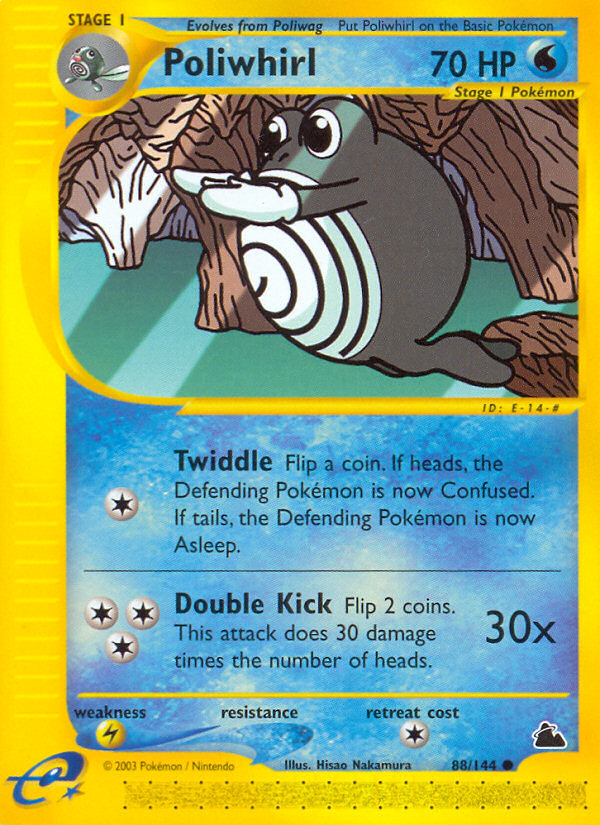Poliwhirl (88/144) [Skyridge] | Jomio and Rueliete's Cards and Comics