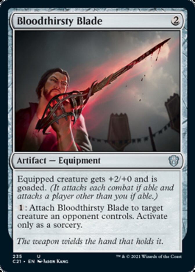 Bloodthirsty Blade [Commander 2021] | Jomio and Rueliete's Cards and Comics