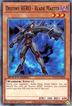 Destiny HERO - Blade Master [SGX1-ENB04] Common | Jomio and Rueliete's Cards and Comics