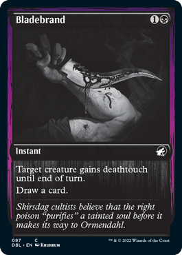 Bladebrand [Innistrad: Double Feature] | Jomio and Rueliete's Cards and Comics