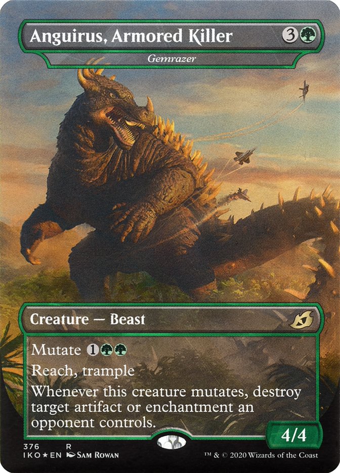 Gemrazer - Anguirus, Armored Killer (Extended Art) [Ikoria: Lair of Behemoths] | Jomio and Rueliete's Cards and Comics