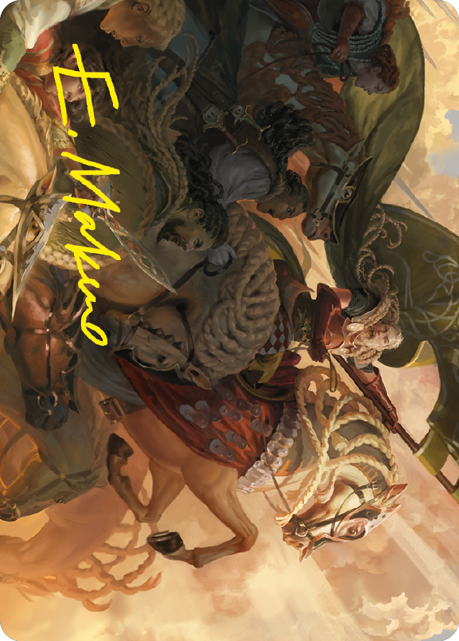 Marshal's Anthem Art Card (Gold-Stamped Signature) [The Lord of the Rings: Tales of Middle-earth Art Series] | Jomio and Rueliete's Cards and Comics