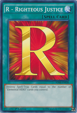 R - Righteous Justice [SDHS-EN030] Common | Jomio and Rueliete's Cards and Comics