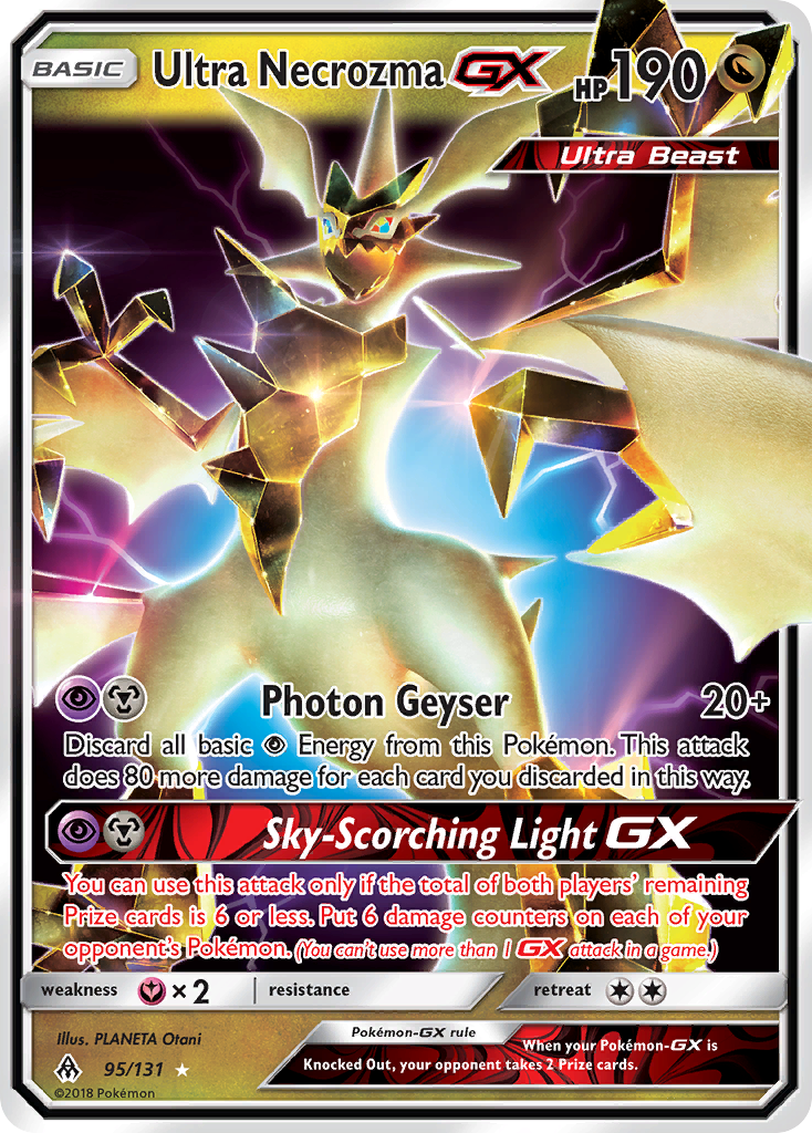 Ultra Necrozma GX (95/131) [Sun & Moon: Forbidden Light] | Jomio and Rueliete's Cards and Comics