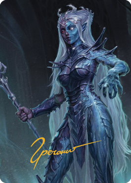 Mocking Doppelganger Art Card (Gold-Stamped Signature) [Commander Legends: Battle for Baldur's Gate Art Series] | Jomio and Rueliete's Cards and Comics