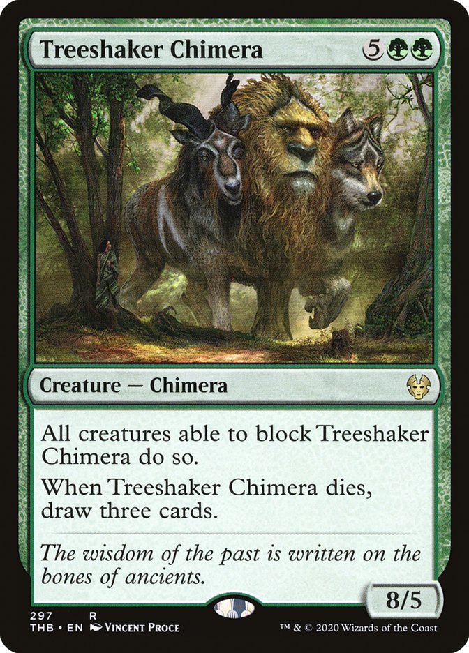 Treeshaker Chimera [Theros Beyond Death] | Jomio and Rueliete's Cards and Comics