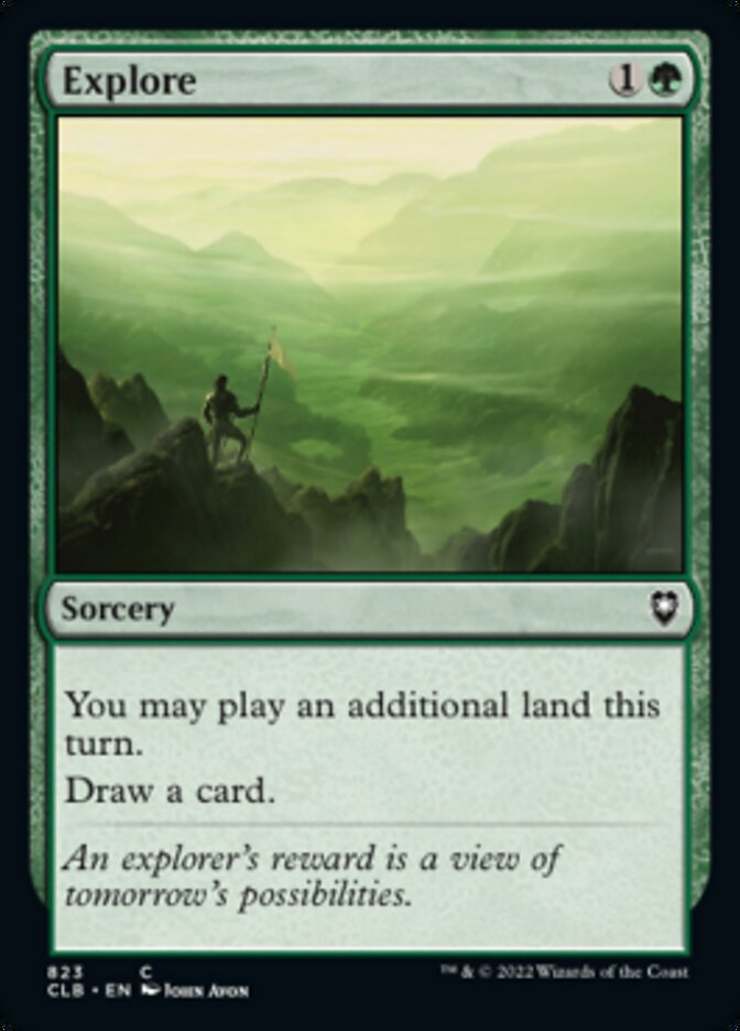 Explore [Commander Legends: Battle for Baldur's Gate] | Jomio and Rueliete's Cards and Comics