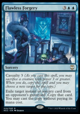 Flawless Forgery (Promo Pack) [Streets of New Capenna Commander Promos] | Jomio and Rueliete's Cards and Comics
