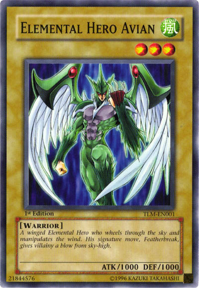 Elemental Hero Avian [TLM-EN001] Common | Jomio and Rueliete's Cards and Comics