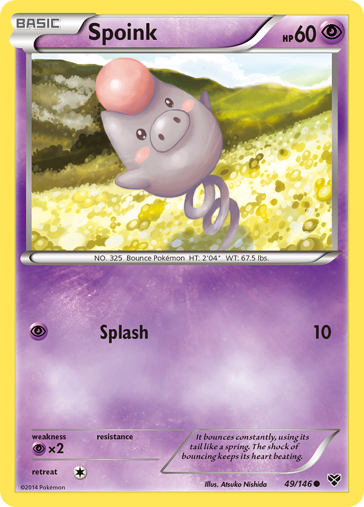 Spoink (49/146) [XY: Base Set] | Jomio and Rueliete's Cards and Comics