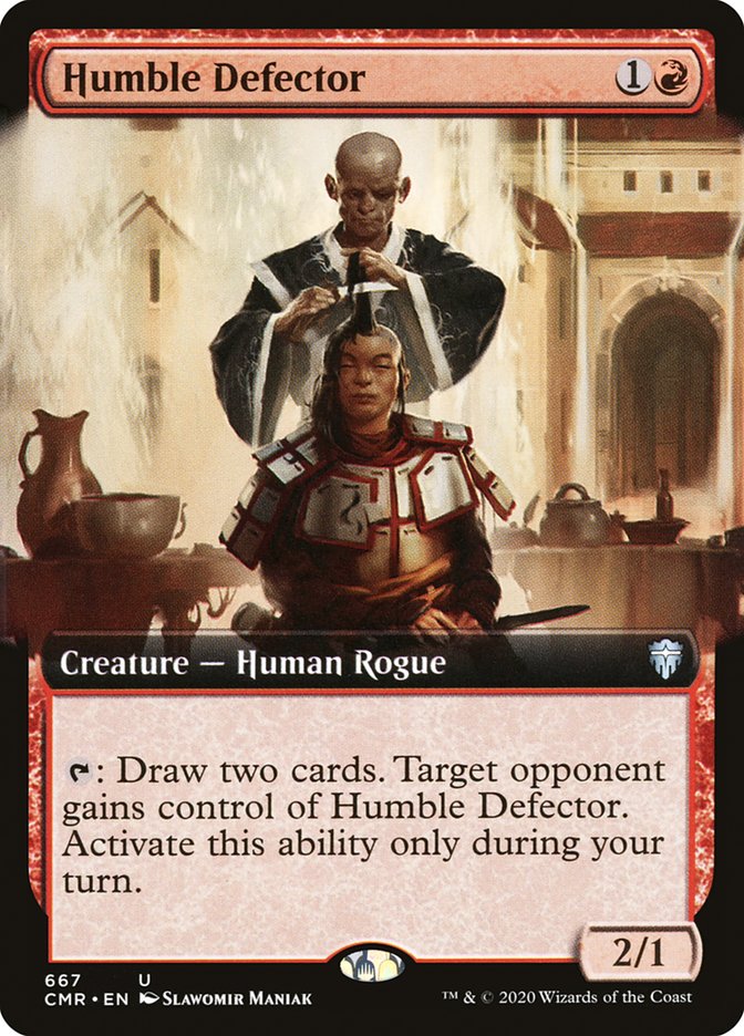 Humble Defector (Extended Art) [Commander Legends] | Jomio and Rueliete's Cards and Comics