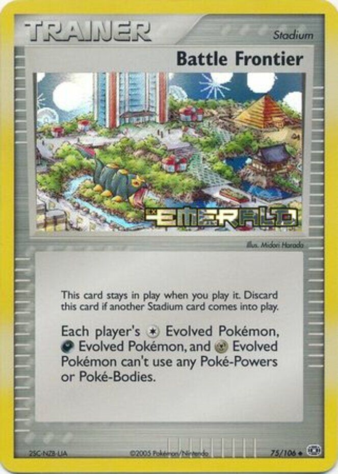 Battle Frontier (75/106) (Stamped) [EX: Emerald] | Jomio and Rueliete's Cards and Comics
