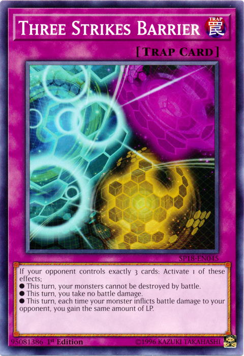 Three Strikes Barrier [SP18-EN045] Common | Jomio and Rueliete's Cards and Comics