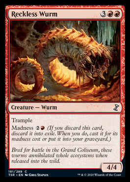 Reckless Wurm [Time Spiral Remastered] | Jomio and Rueliete's Cards and Comics