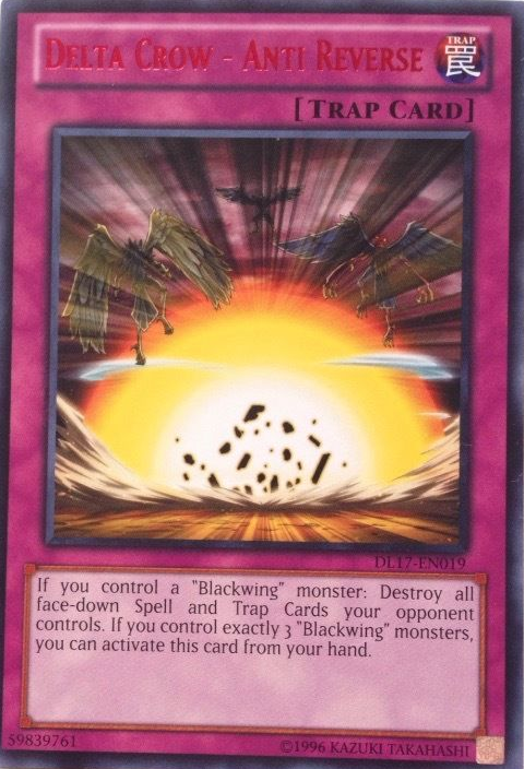 Delta Crow - Anti Reverse (Red) [DL17-EN019] Rare | Jomio and Rueliete's Cards and Comics