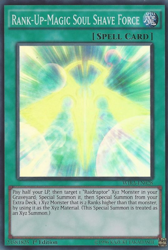 Rank-Up-Magic Soul Shave Force [WIRA-EN028] Super Rare | Jomio and Rueliete's Cards and Comics