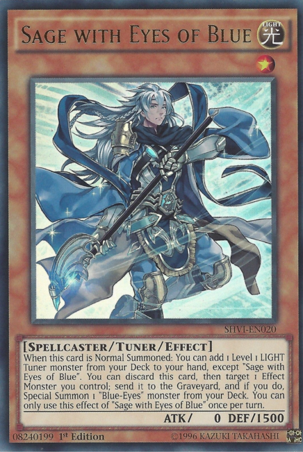 Sage with Eyes of Blue [SHVI-EN020] Ultra Rare | Jomio and Rueliete's Cards and Comics