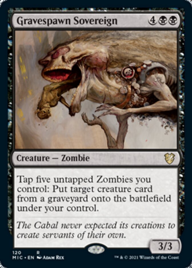 Gravespawn Sovereign [Innistrad: Midnight Hunt Commander] | Jomio and Rueliete's Cards and Comics