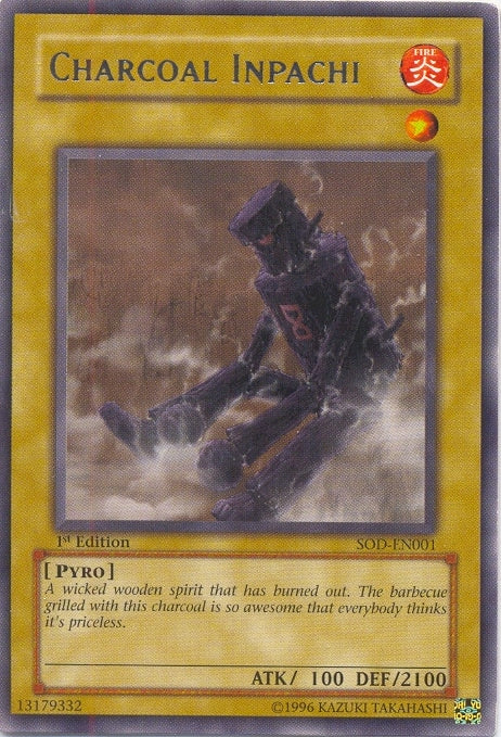 Charcoal Inpachi [SOD-EN001] Rare | Jomio and Rueliete's Cards and Comics