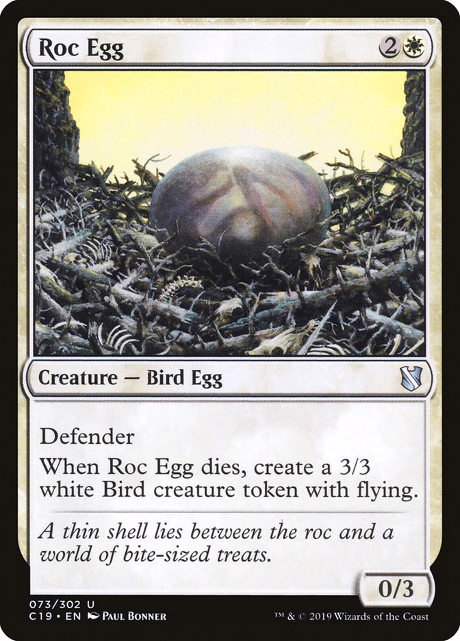 Roc Egg [Commander 2019] | Jomio and Rueliete's Cards and Comics