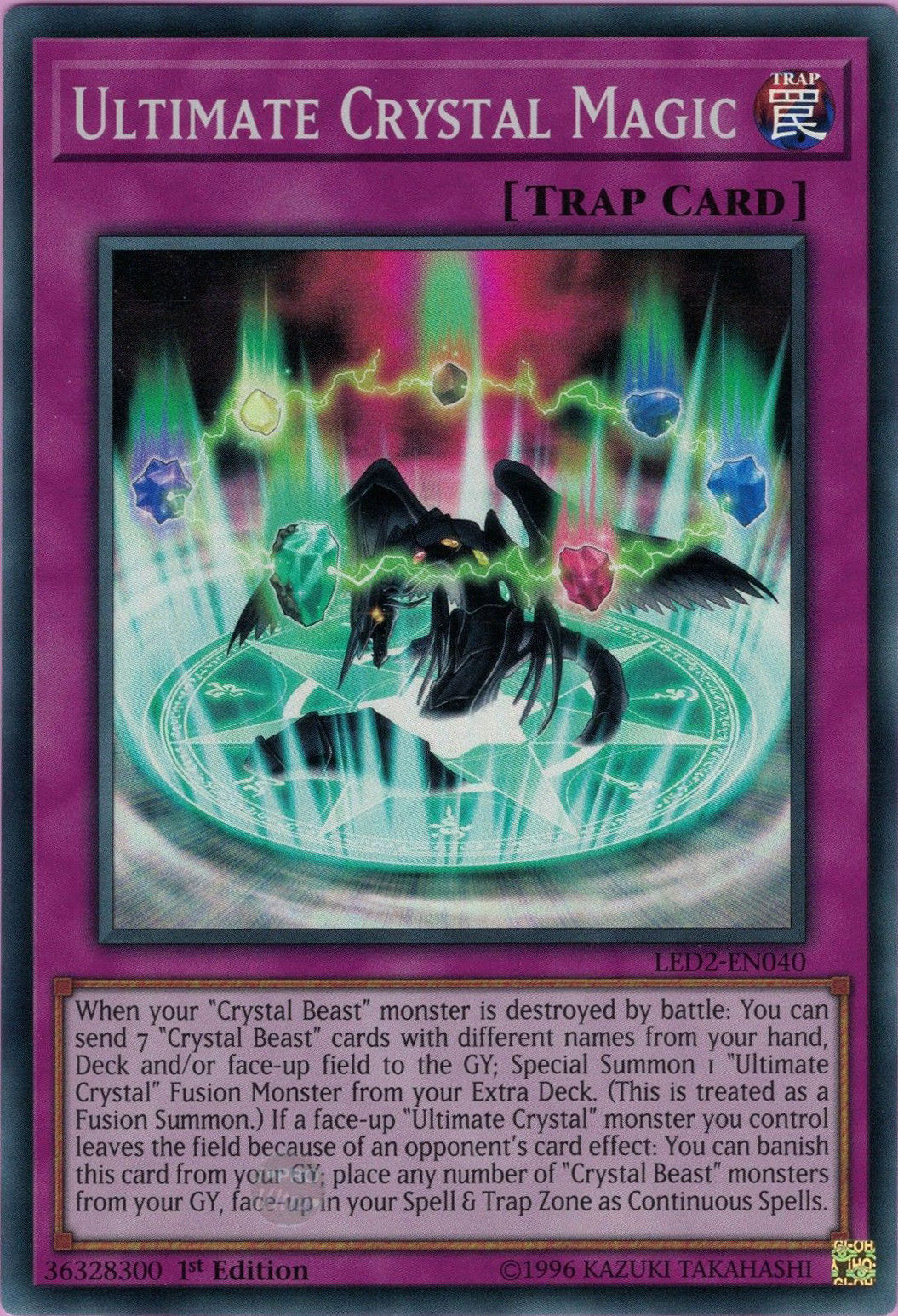 Ultimate Crystal Magic [LED2-EN040] Super Rare | Jomio and Rueliete's Cards and Comics