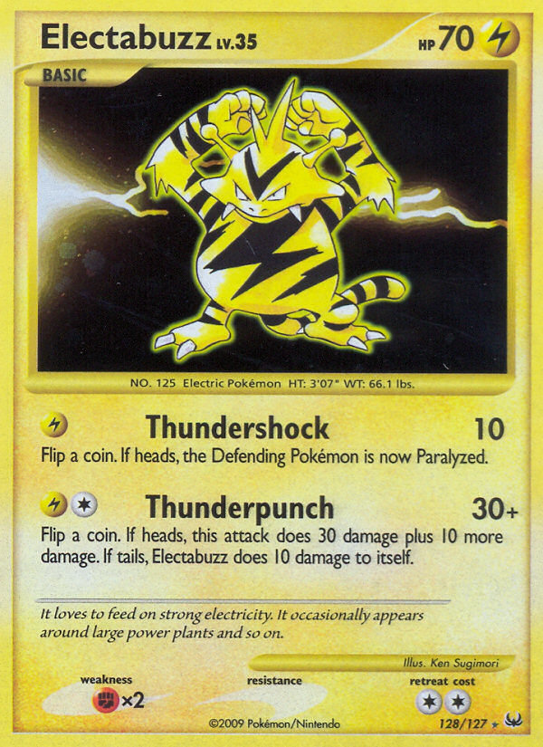 Electabuzz (128/127) [Platinum: Base Set] | Jomio and Rueliete's Cards and Comics
