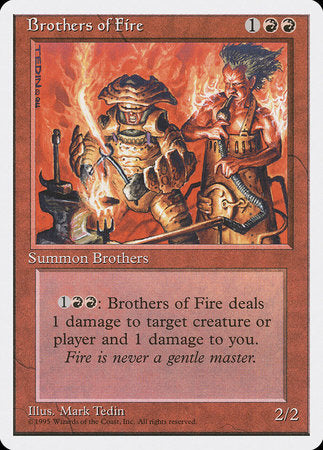 Brothers of Fire [Fourth Edition] | Jomio and Rueliete's Cards and Comics